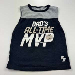 The Children's Place Sport "Dad's All-Time MVP" Tank Top Muscle Shirt Toddler 4T